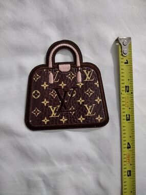 Luxury Brown Monogram Handbag Patch